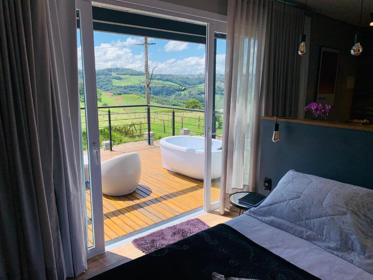 Vista Vigneti Albergo&Vino - Vale dos Vinhedos Bento Gonçalves Esterno foto
